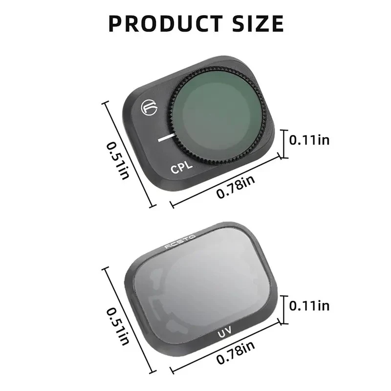 Drone Camera Filter - Kit di filtri per obiettivo fotocamera