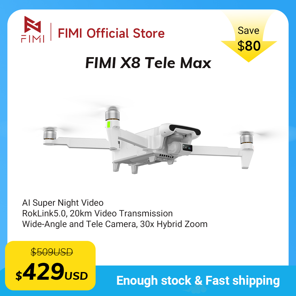 FIMI X8 Tele Max Nuovo Drone c - Drone Camera Wide Angle recensione e prezzo