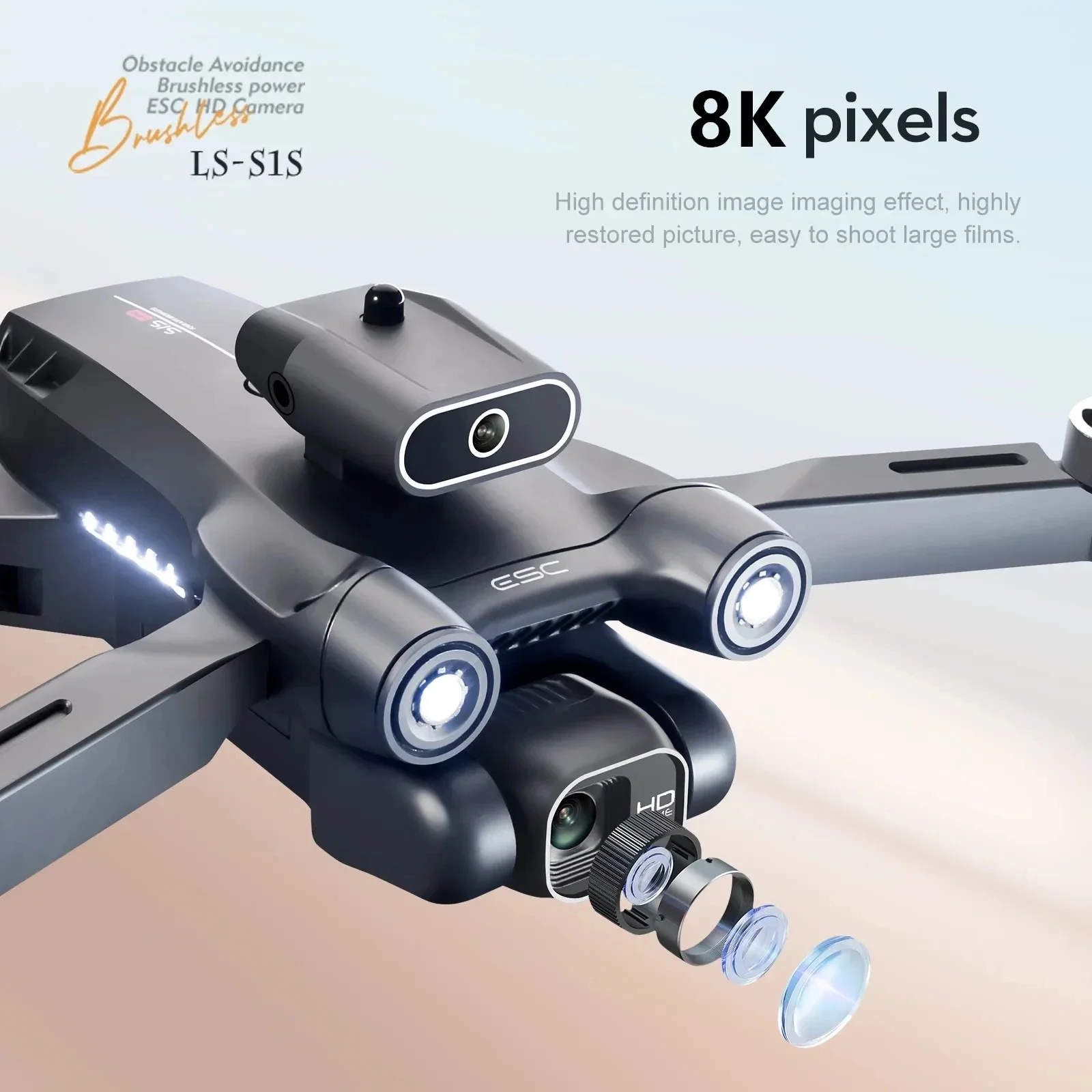 Nuovo S1S 5G GPS Drone Camera  - Drone Camera Mount recensione e prezzo