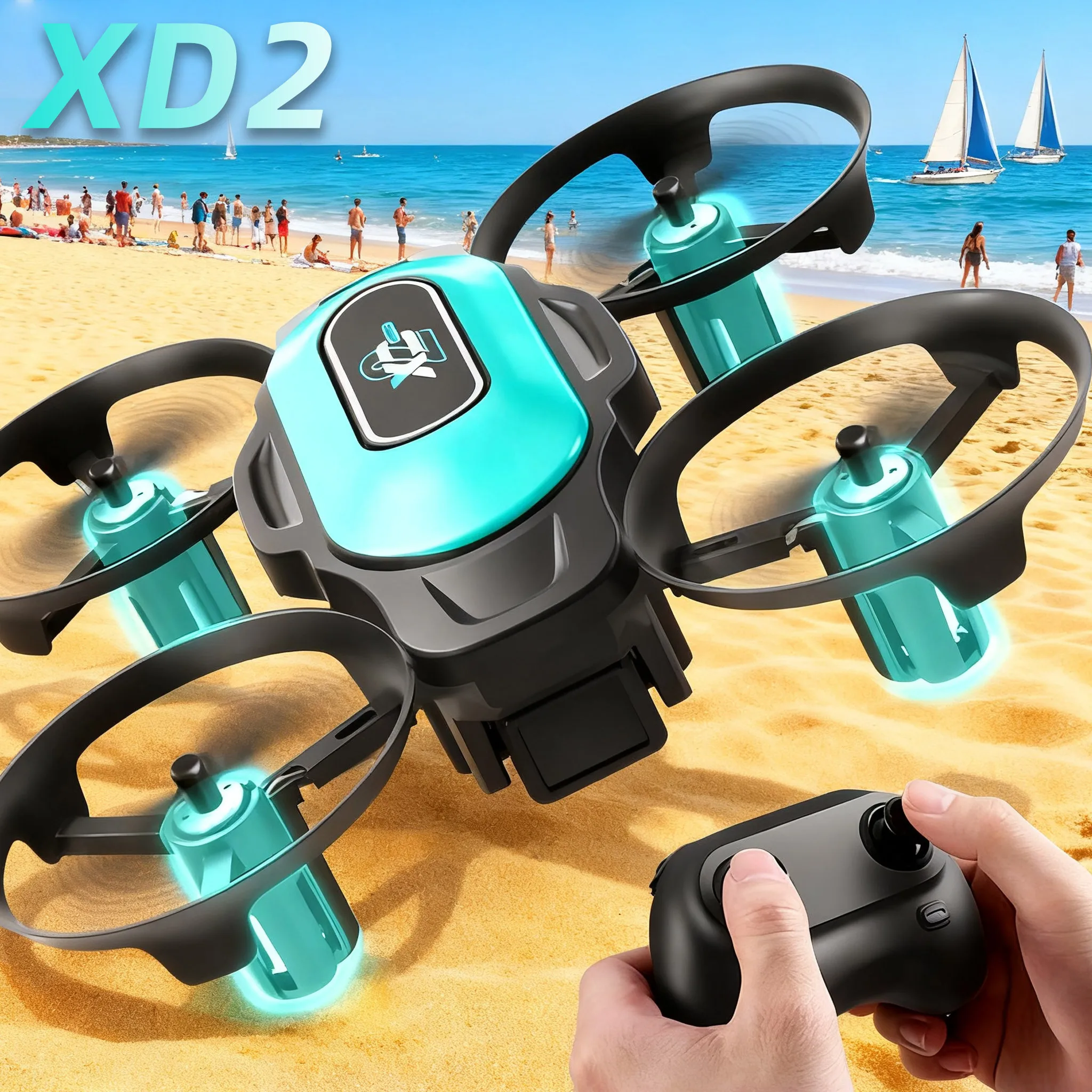 Mini Drone XD2, 360 °   Acroba - Drone Camera Lens recensione e prezzo
