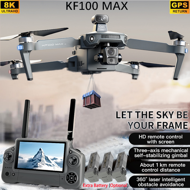 KF100 MAX GPS Drone 4K Fotocam - Drone Camera With Gimbal recensione e prezzo